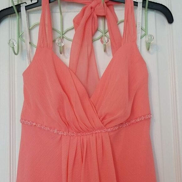 David's Bridal Coral Dress💥Final Price 💥 - Picture 2 of 8